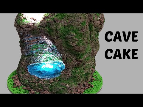 Cave Cake Video 100% edible | Cake design