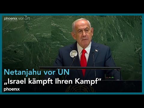 UN-Vollversammlung: Rede von Benjamin Netanjahu (Ministerpräsident Israel) | 26.09.25
