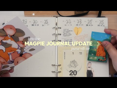 techo time 18 ✸ magpie journal update | sterling ink