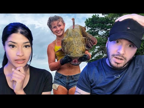 Catfish Noodling with Hannah Barron | Yass & Fats Reacts