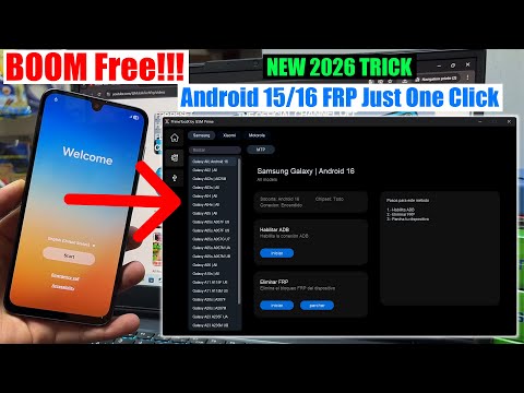All Samsung FRP Bypass Android 15/16 Remove Google Account Unlock FRP Tool