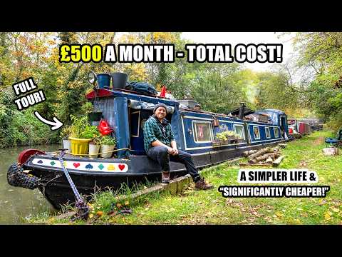 Inside the Off-Grid Floating Home of a Single Dad - He Quit 'Normal' Life!