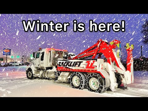 Stranded trucks all over the state!