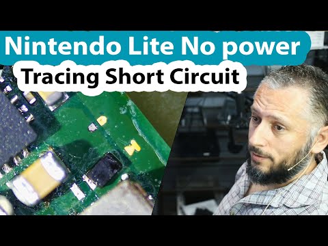 Nintendo Switch Lite No power, What is causing short circuit