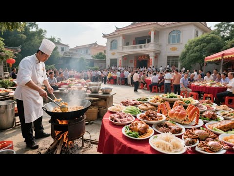 随礼200块，竟敢搂走9888元一桌的酒席！帝王蟹、蓝带马爹利…福建兄弟这波我血赚！【我是忐忑妞】