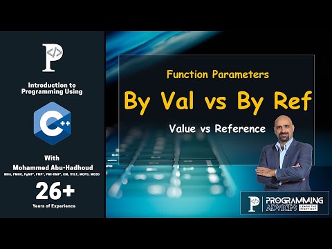 Lesson #37 - Function Parameters - By-Val vs By-Ref