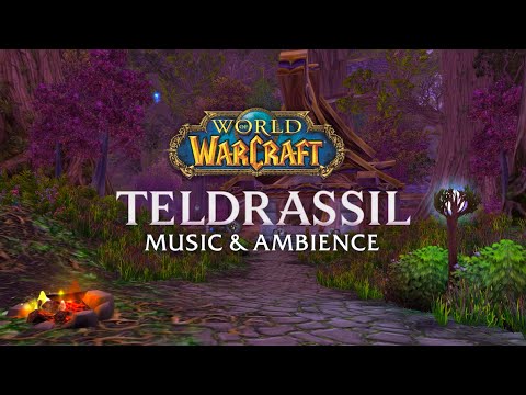 World of Warcraft | Teldrassil Music & Ambience, Peaceful and Tranquil Fantasy Forests