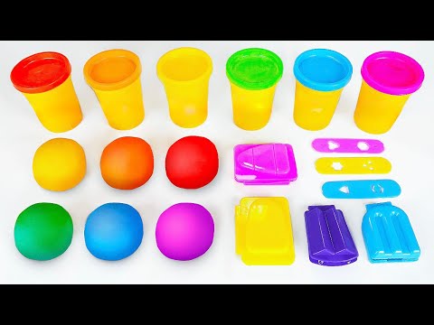 Couleurs avec la Glace Play Doh 🍦 🌈 | Vidéo pour Tout-Petits