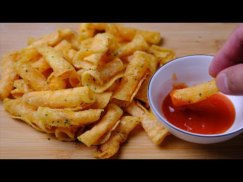 3 Ingredients | Potato Snacks, Potato Roll Chips | Crispy Fried Potatoes