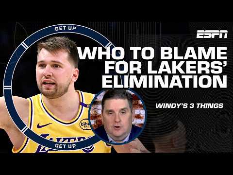 LAKERS ELIMINATED IN 5️⃣ Windy BLAMES JJ Redick's HUBRIS + LeBron, Luka & AR GAVE UP? | Get Up