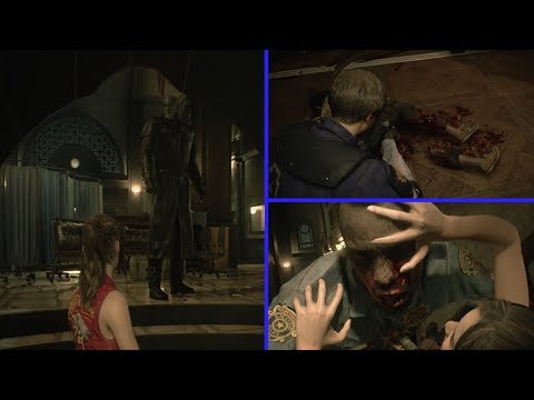 Resident Evil 2 Remake Mythbusters - How Does Mr X. Know Where You Are? & More Licker Myths