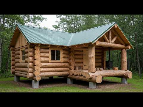 He Built a Full-Size Pine House With Nothing but Hand Tools