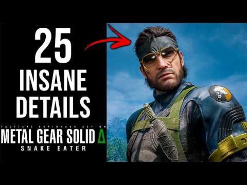 25 INSANE Details in Metal Gear Solid Δ: Snake Eater