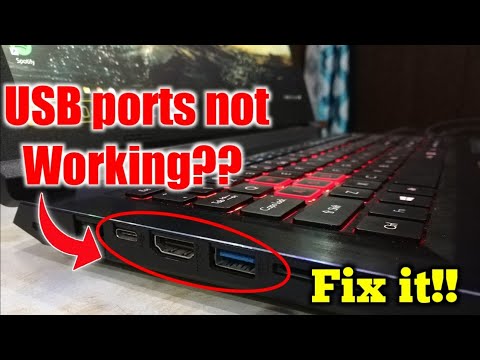 How to fix USB ports if not working | USB ports not working | Laptop ports not working | USB problem