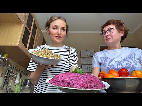 Cooking for New Year’s w/ My Russian Mom🎄 Traditional Food & Celebration in Russia 🇷🇺