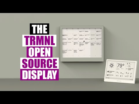TRMNL Is An Open Source E Ink Display