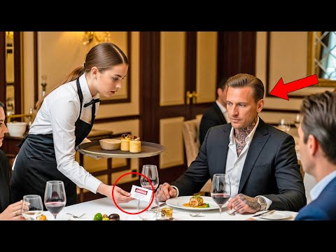Waitress Hid a Note in the Mafia Boss’s Napkin — Your Mother Sold You Out, Go Now