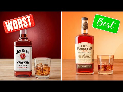 20 Famous American Whiskey Brands Ranked Worst to Best!
