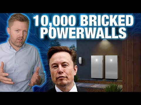 Tesla BRICKS Powerwalls Remotely — Thousands of Home Batteries Now Useless