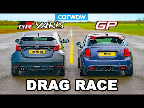 Toyota GR Yaris v MINI GP - DRAG RACE