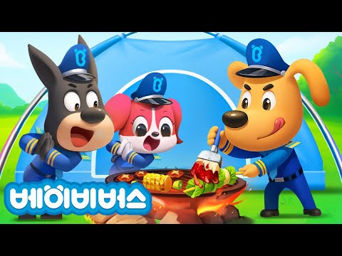 캠핑 안전 + 동화모음 | 유괴 예방 | 안전교육 | 애니메이션 | 래브라도 경장 | 베이비버스 | BabyBus