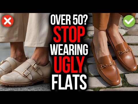 11 FLAT SHOES Elegant Women OVER 50 NEVER Wear!
