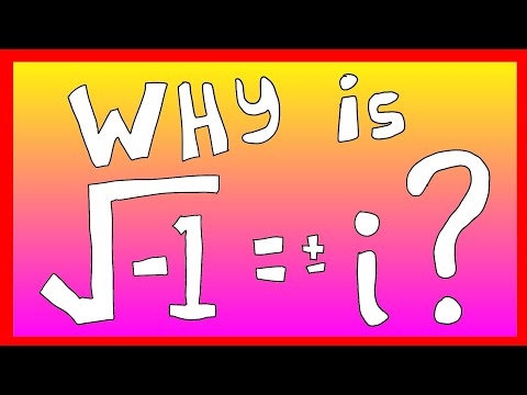 Why is the Square Root of Negative One equal to i?
