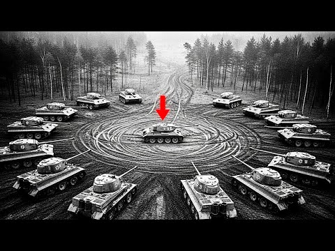 12 "Tigres" Entourés D'Un T-34-Cette Astuce Du Pilote Est Entré Dans Les Manuels Scolaires