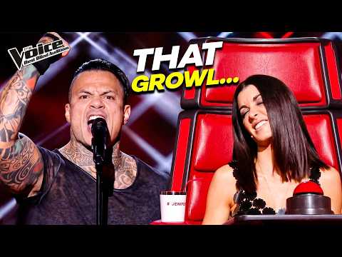 TOP 12 STRIKING Raspy Vocals That'll Take Your BREATH AWAY! | The Voice