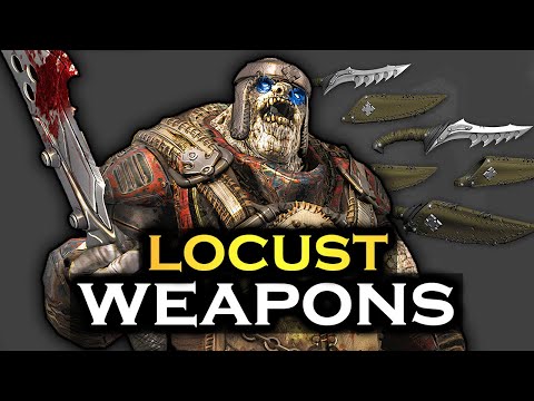 The Vicious LOCUST WEAPONS in Gears of War Lore