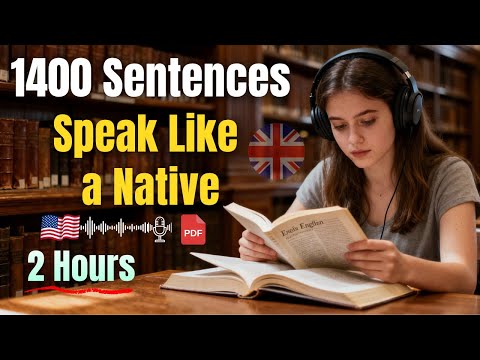 2 Hours of 1400 Daily English Sentences You MUST Learn | Speak Naturally in Real Life