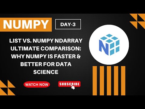 Python List vs. NumPy ndarray ULTIMATE Comparison: Why NumPy is Faster & Better for Data Science