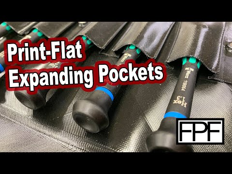 3D Printed TPU Expanding Pockets Tool Pouch