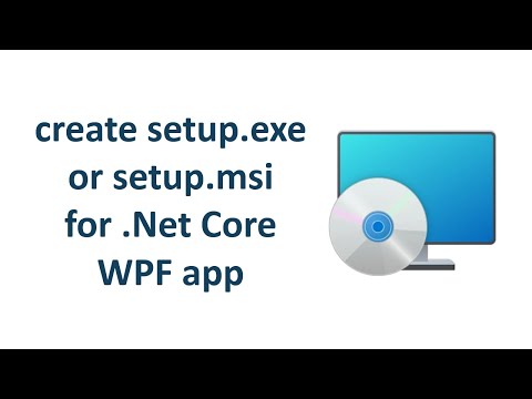 How to create .exe or .msi file for a .NET Core WPF app using Visual Studio Installer