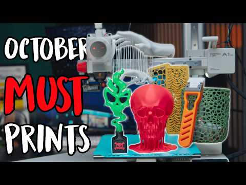 10 MUST Print 3D Prints for October 2025!