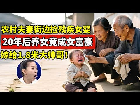 60岁农村夫妻街边捡先天残疾女婴,20年后养女靠种苹果成女富豪,嫁给1.8米大帅哥【王芳王为念访谈】