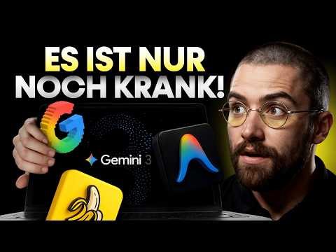 Googles „Gemini 3” ist völlig krank! Nano Banana Pro schockt Grafikdesigner & viele weitere KI-News