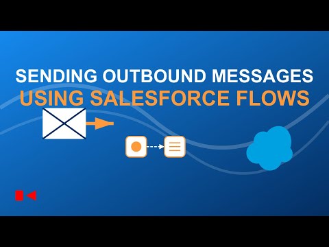 DAY23 - How to Send the Outbound Message using @Salesforce Flows #pantherschools #automation #flows