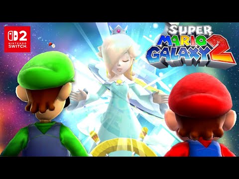Super Mario Galaxy 2 - World S Green Stars 100% (Switch 2 4K)