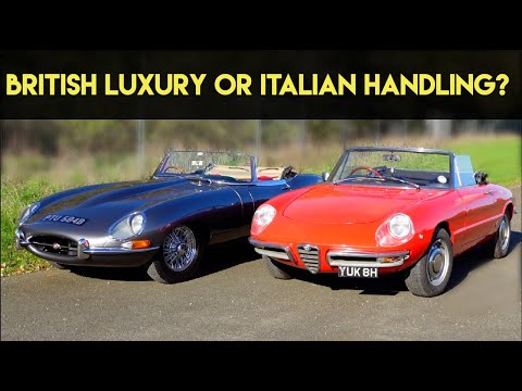 The Best Of Jaguar and Alfa - But Which Should You Pick? Duetto Spider Vs Jaguar E-type