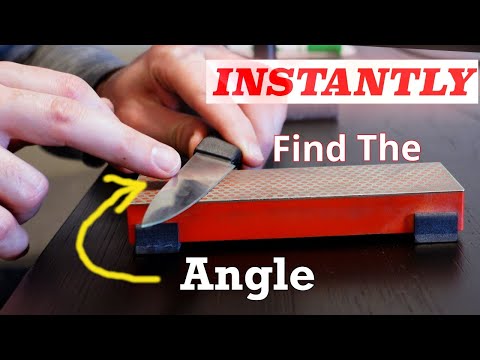5 tips to INSTANTLY find the angle when sharpening a knife!