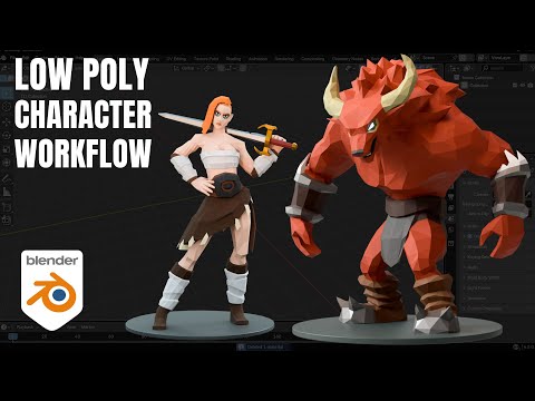 Detailed Low Poly Characters: My Workflow & Essential Tips: Blender