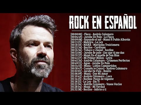 Mix Jarabe de Palo, Bacilos, Maná, Andrés Calamaro,La Ley  Los mejores clásicos Del Rock en español