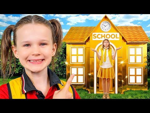 Fun Adventure at a RICH School! 🏫✨ Explore Secret Rooms & Games