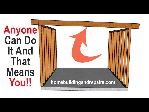 EASIEST Method Ever For Making SHED Roof Rafters Without Math Formulas For Do It Yourselfers