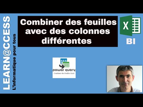 Power Query  -Combiner des Feuilles avec Ajout de Colonne Dynamiquement