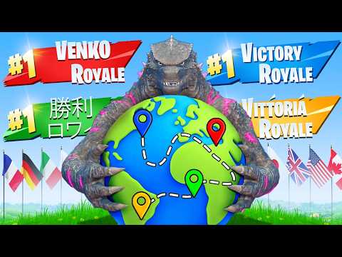 Winning Fortnite in Every Country! (Chapter 6)