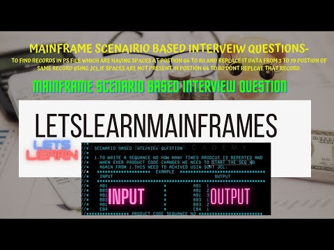 Mainframe Scenario Based Interview Question