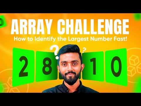 Find the Largest Element in an Array | MNC Interview Essentials