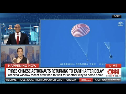 LIVE - China's Shenzhou-21 Lands, after Crew Spends 9 Extra Days in Space